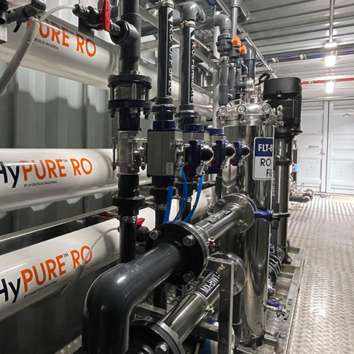 HyPURE® RO systems can be fully containerised for “plug and play”