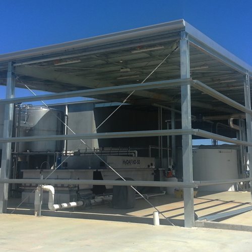 Design and construction of a wastewater treatment system at a dairy in VIC comprising a HyDAF HD-50
