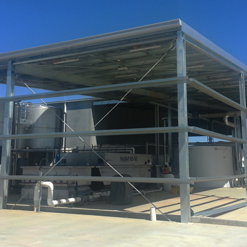 Design and construction of a wastewater treatment system at a dairy in VIC comprising a HyDAF HD-50
