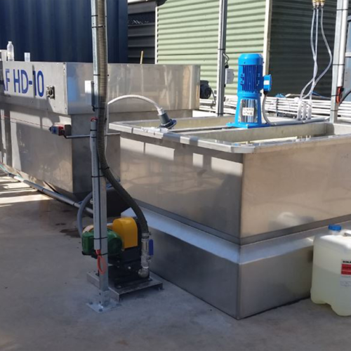 A small HyDAF system at a dairy in QLD
