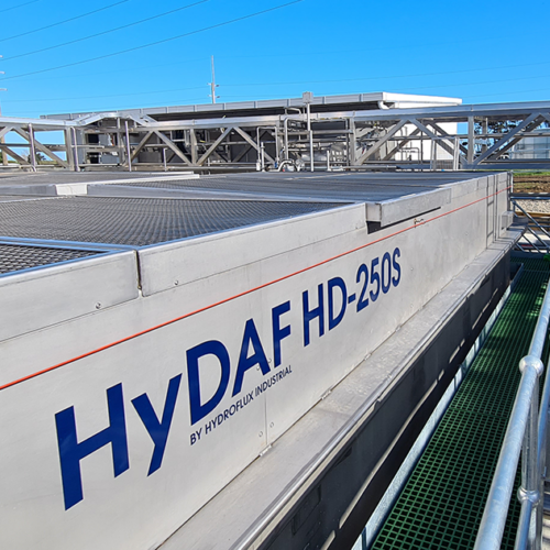 One of Hydrolfux’s larger standalone DAF systems
