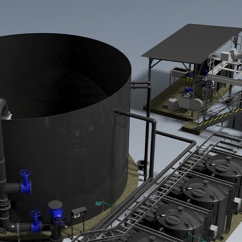 Hydroflux designs and models all water and wastewater treatment plants in 3D
