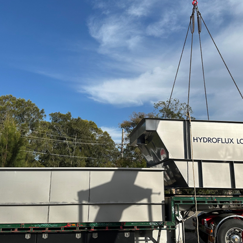 Delivery of the Lamella Clarifier LC60 to a WWTP