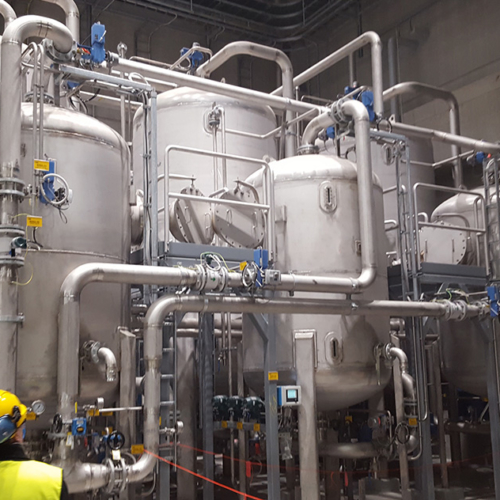 FlooIX condensate polishing ion exchange system for 500 m3/hr
